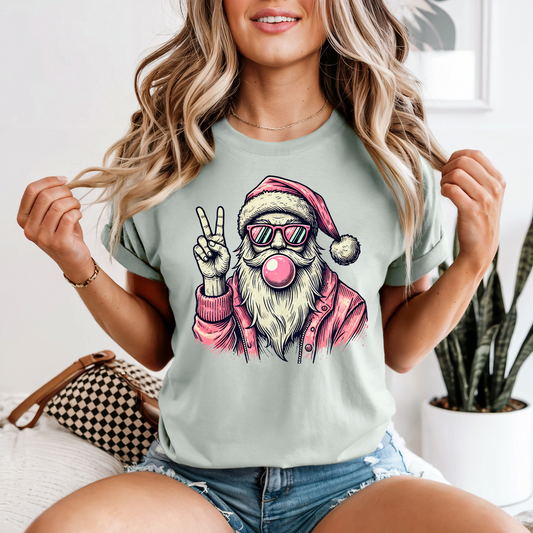 Peace Bubble Gum Santa
