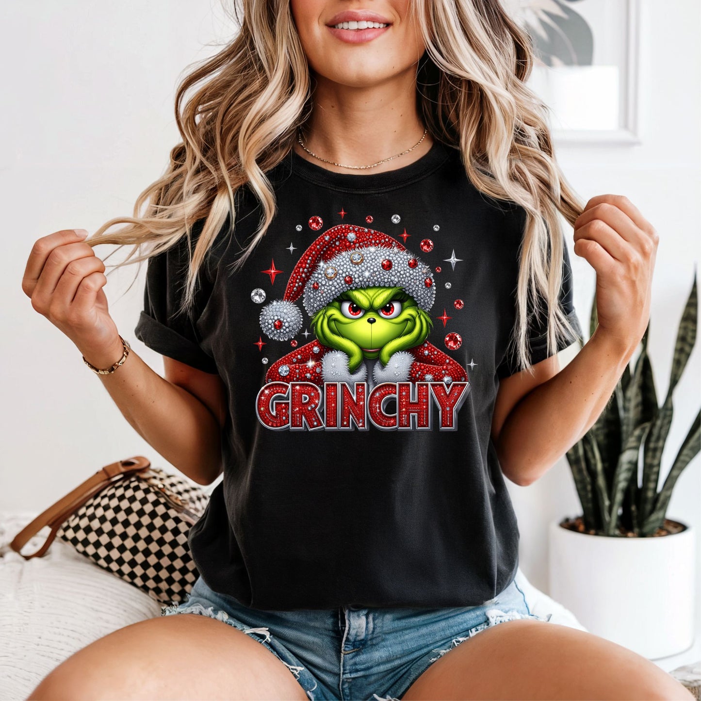 Rhinestone Grinchy