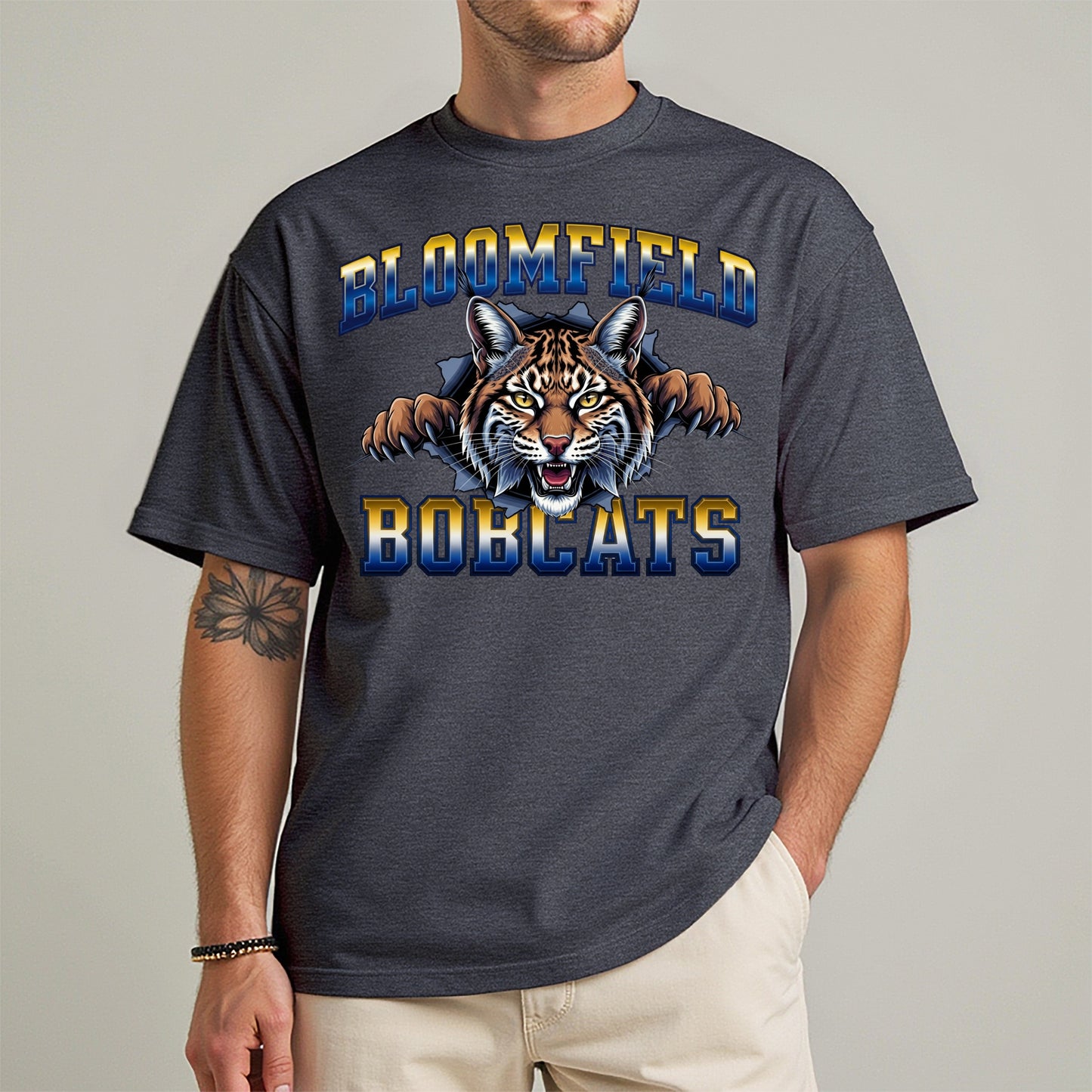 Bursting Bobcat Tee