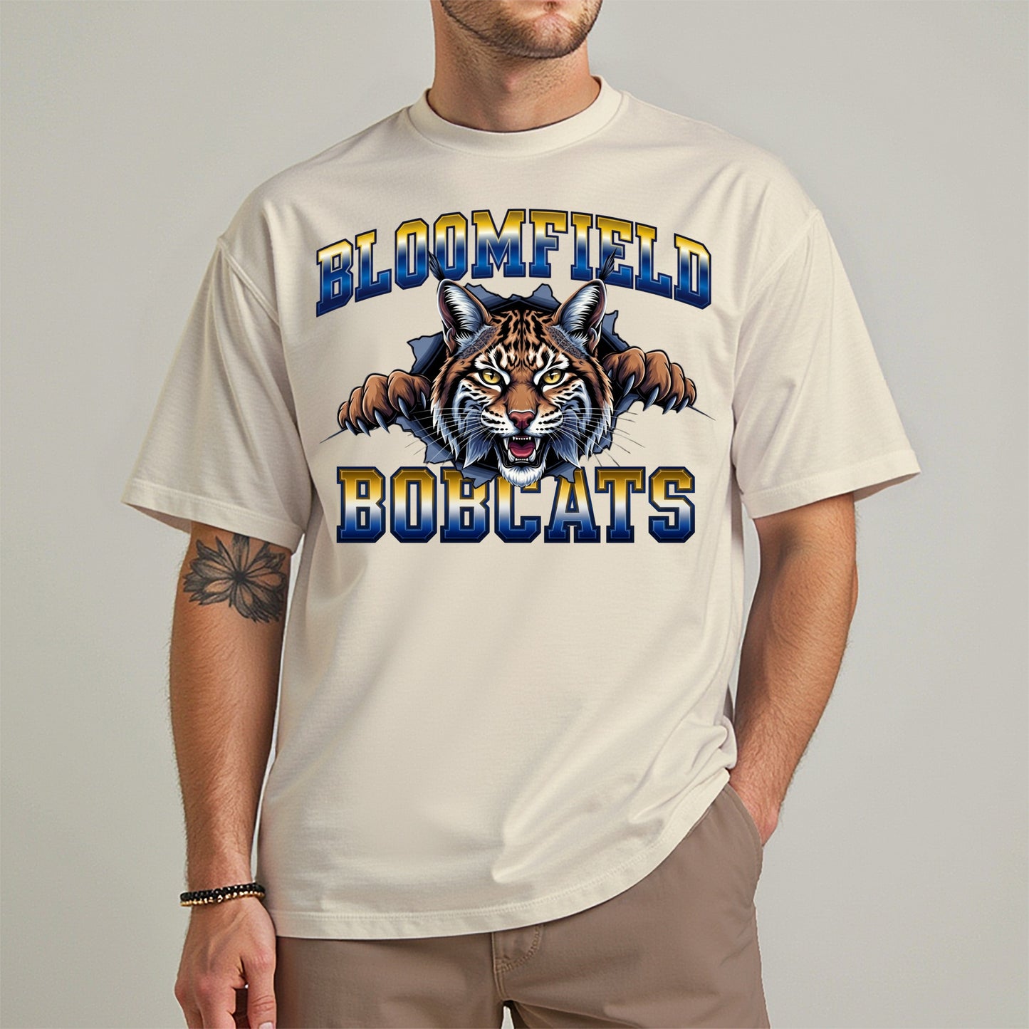 Bursting Bobcat Tee