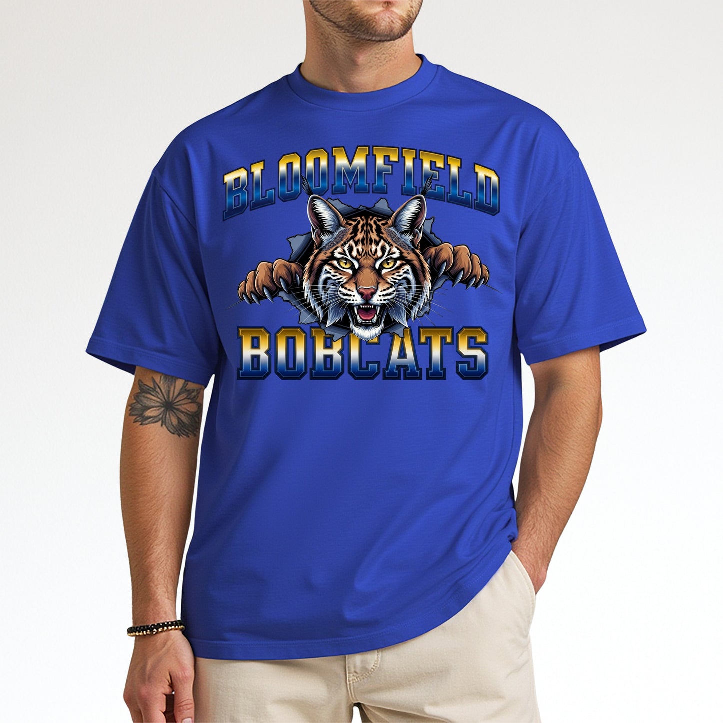 Bursting Bobcat Tee