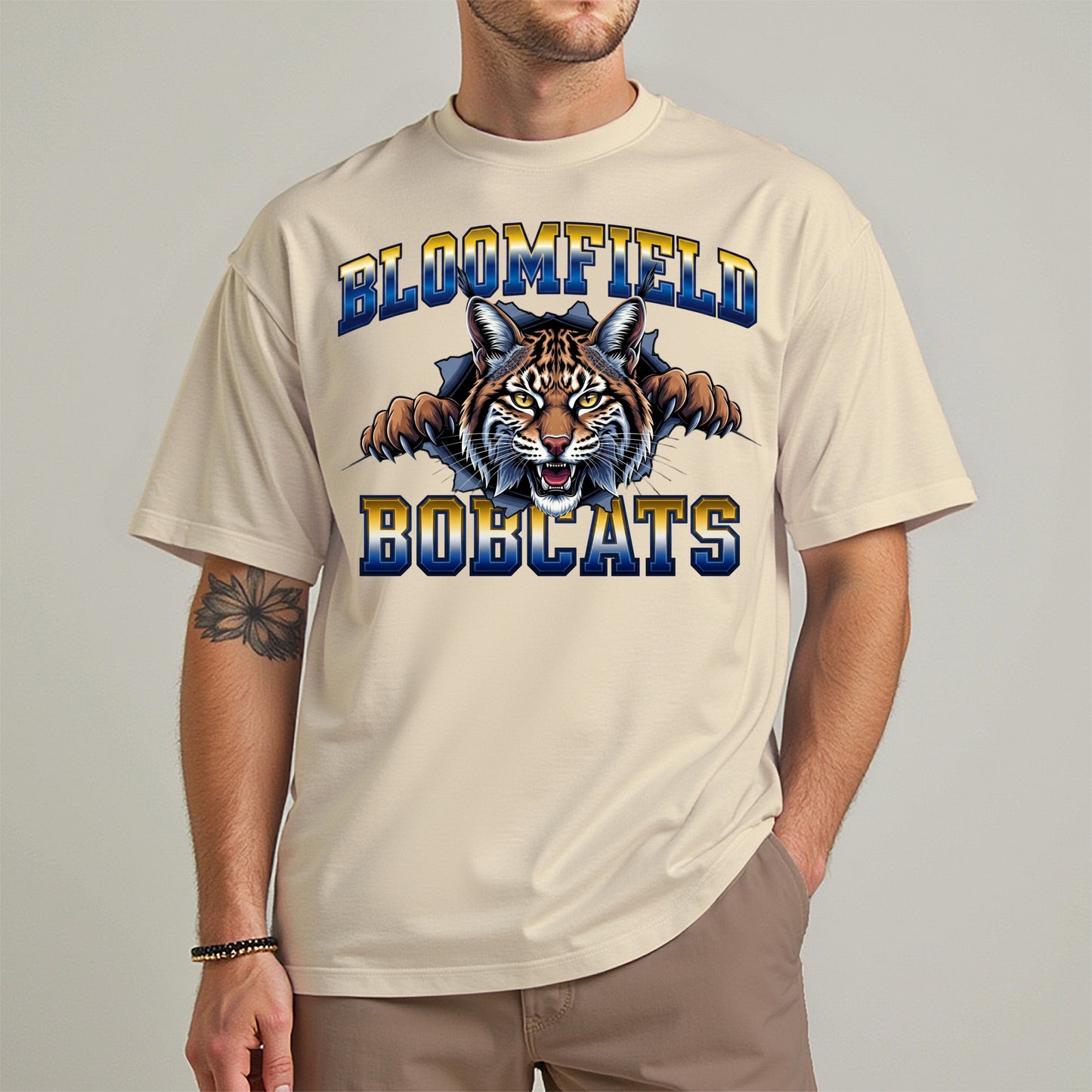 Bursting Bobcat Tee