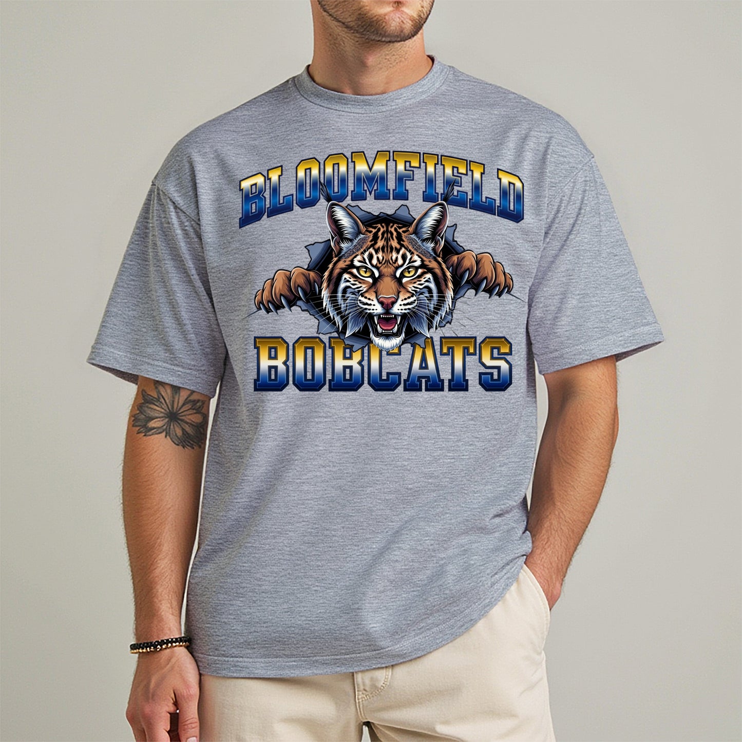 Bursting Bobcat Tee