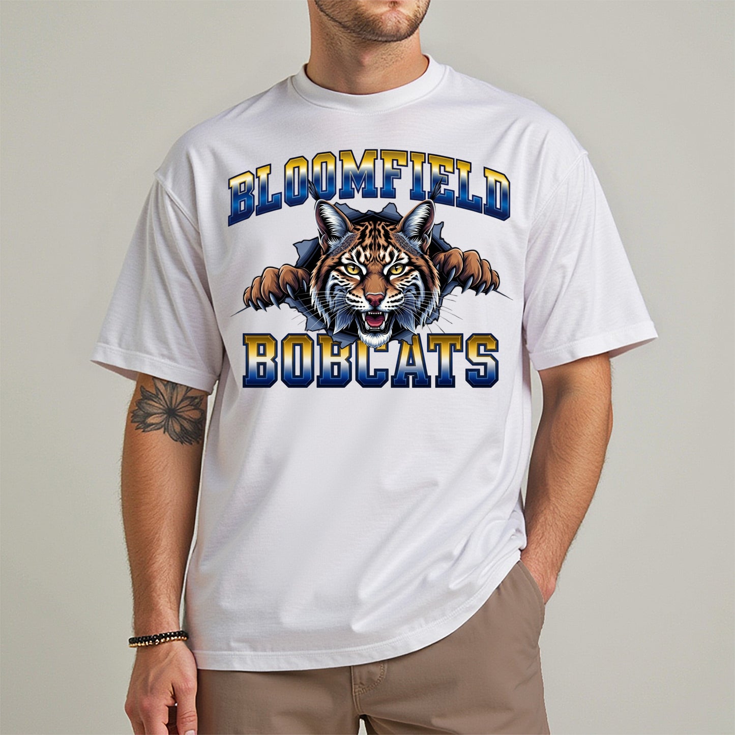 Bursting Bobcat Tee