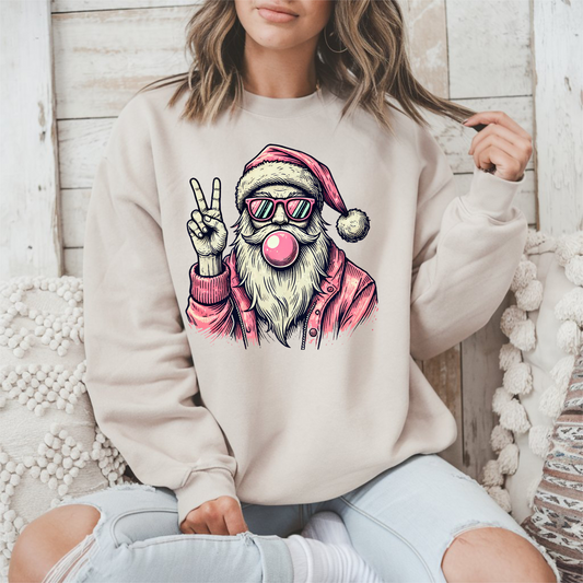 Peace Bubble Gum Santa