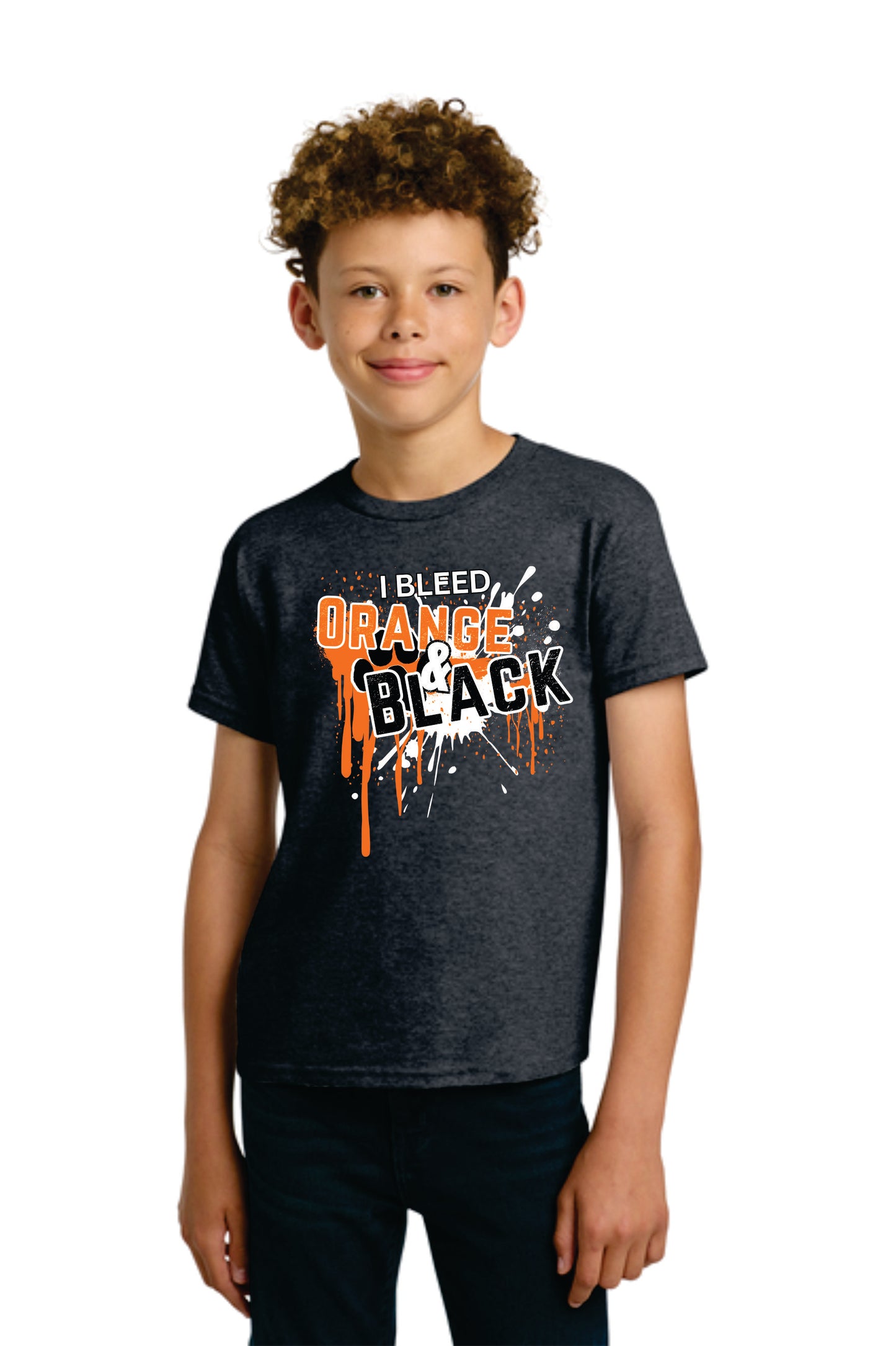 Youth I Bleed Orange & Black Tee