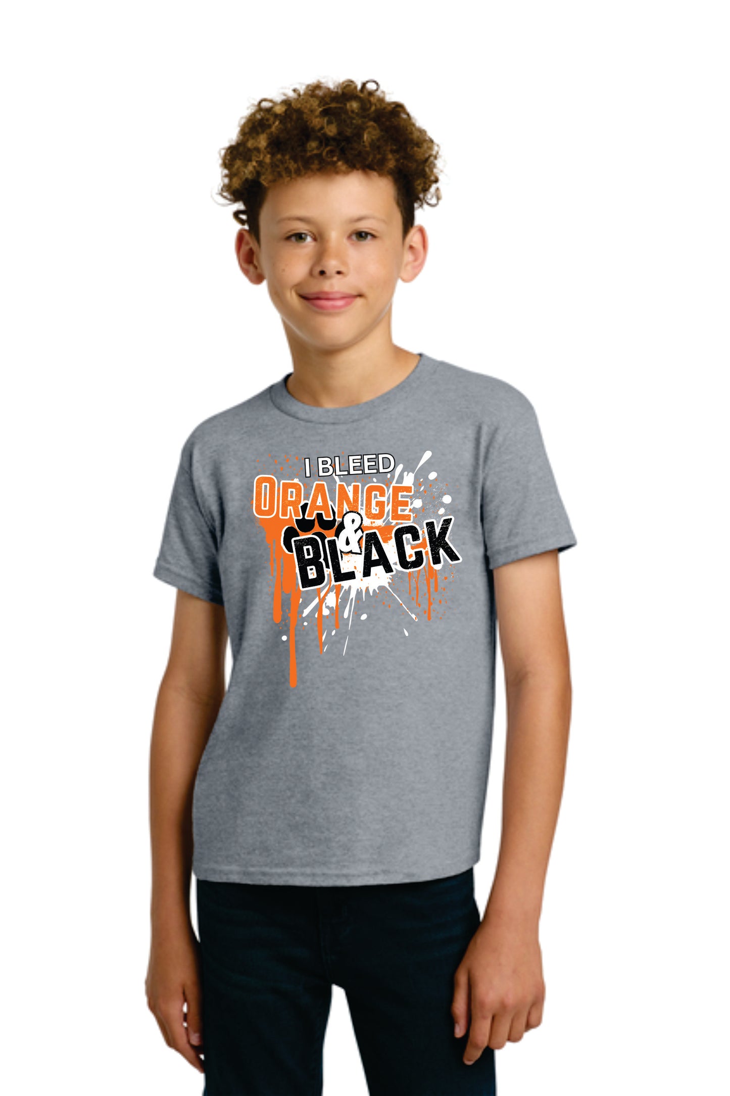 Youth I Bleed Orange & Black Tee