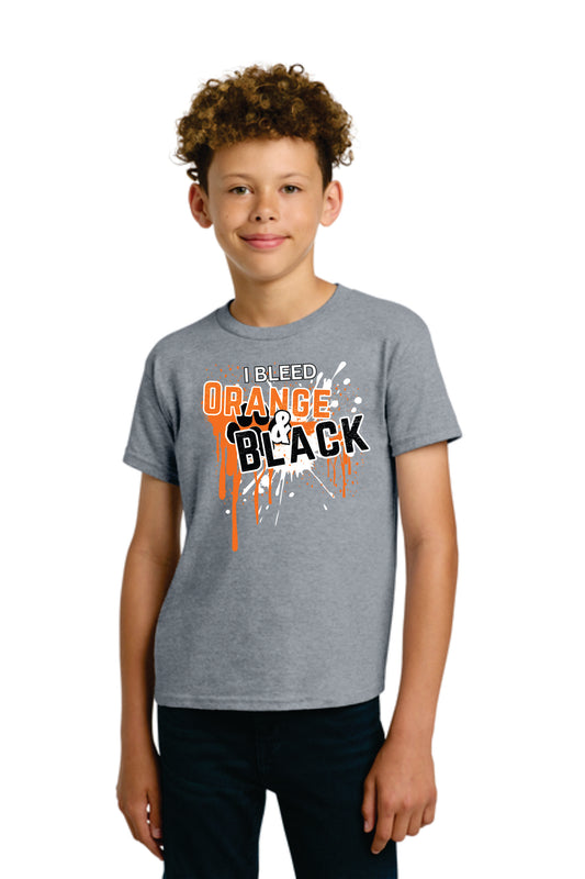 Youth I Bleed Orange & Black Tee