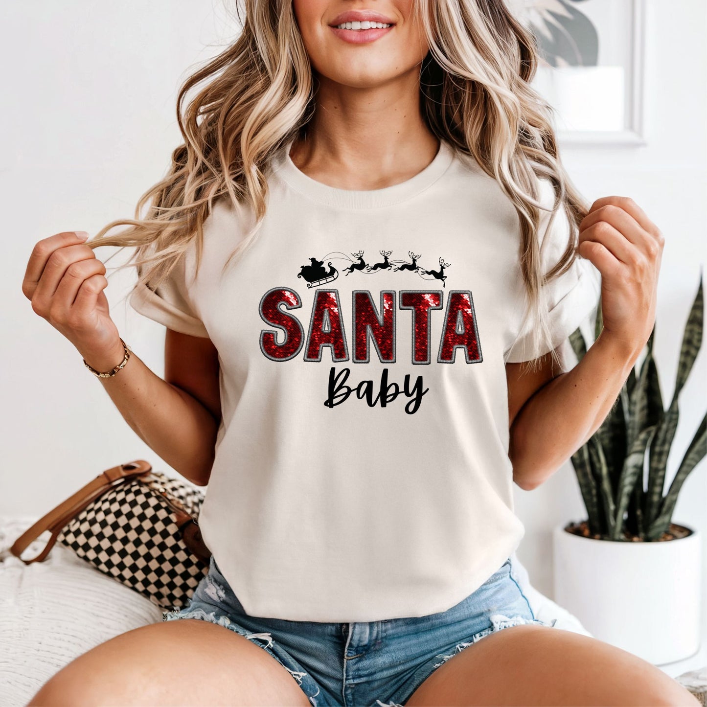 Santa Baby Sequins
