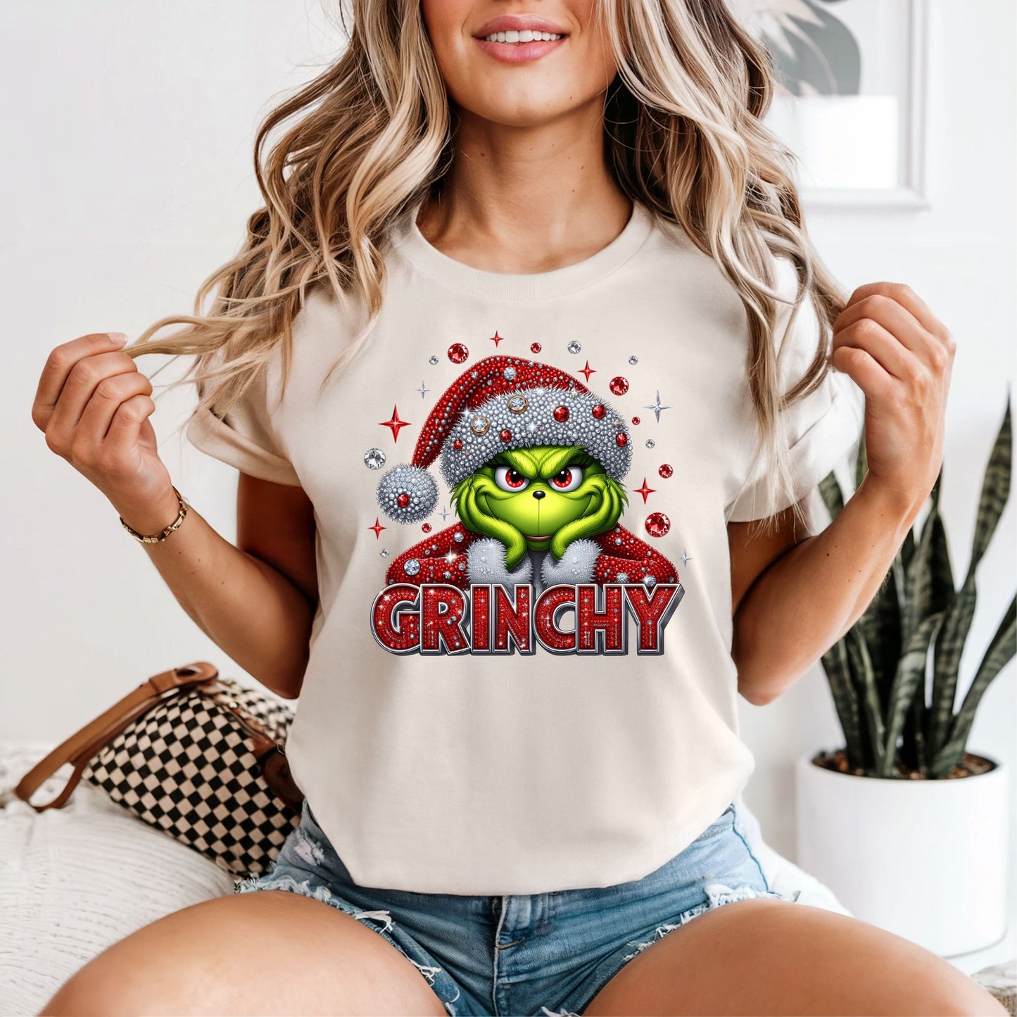 Rhinestone Grinchy