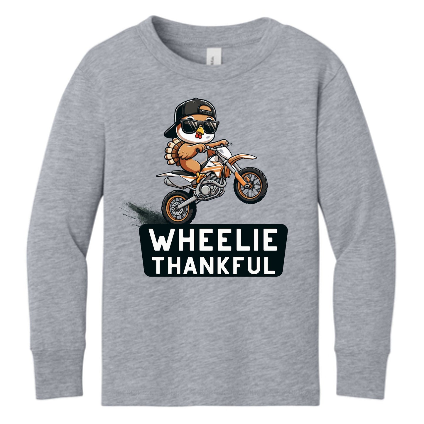 Wheelie Thankful Long Sleeve Tee