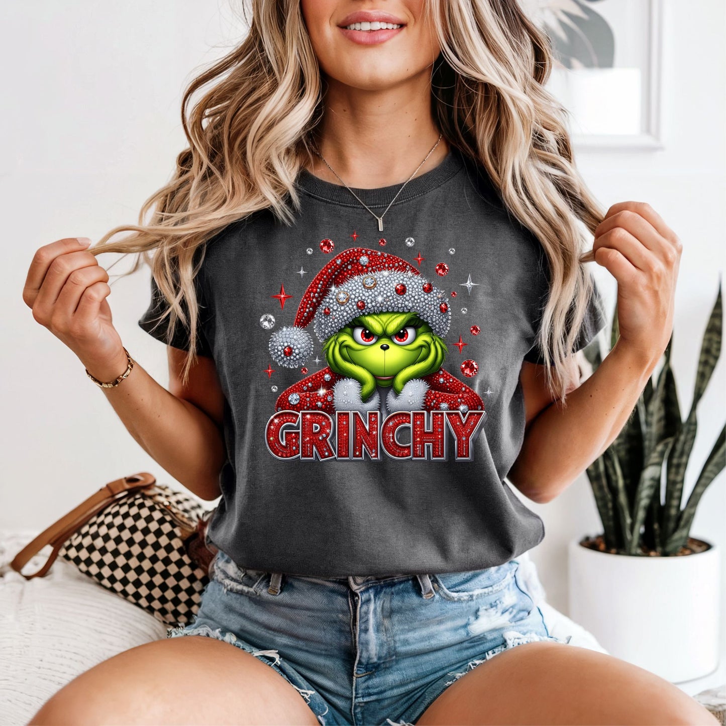 Rhinestone Grinchy
