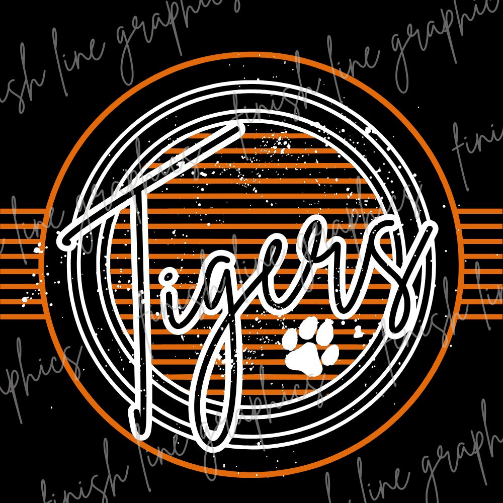 Splatter Tigers Black