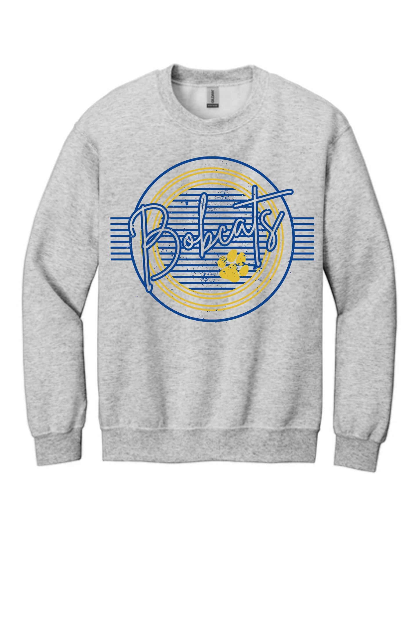 Striped Bobcat Pride Crewneck