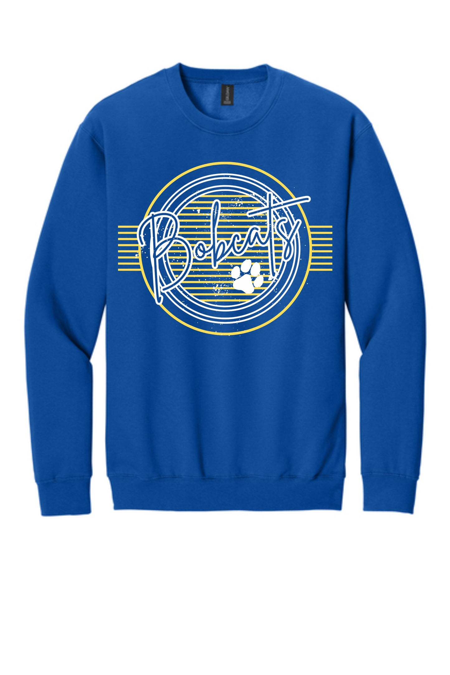 Striped Bobcat Pride Crewneck