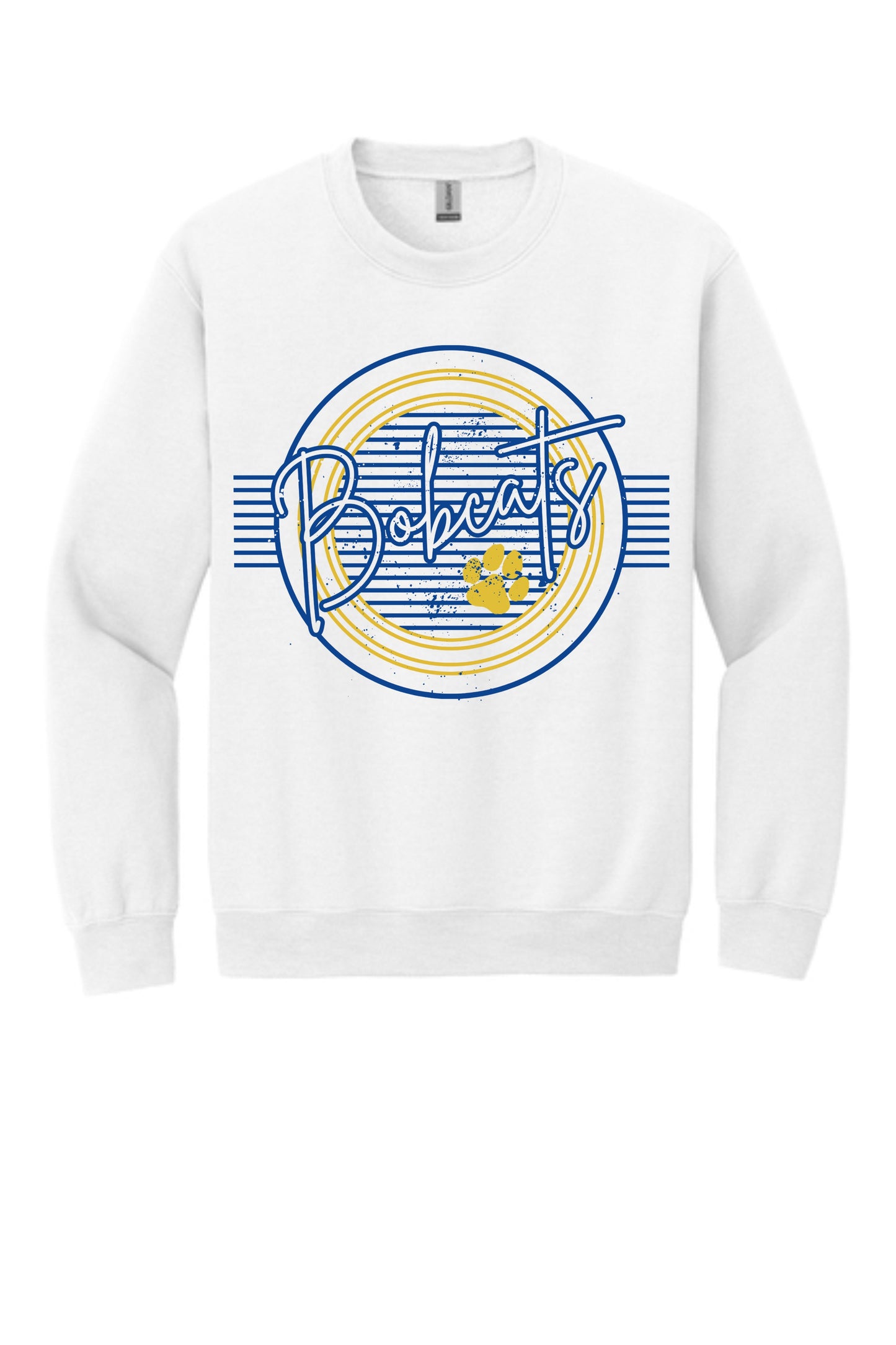 Striped Bobcat Pride Crewneck