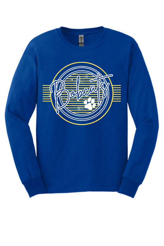 Striped Bobcat Pride Long Sleeve