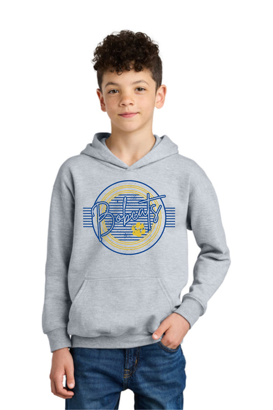 Youth Striped Bobcats Pride Hoodie
