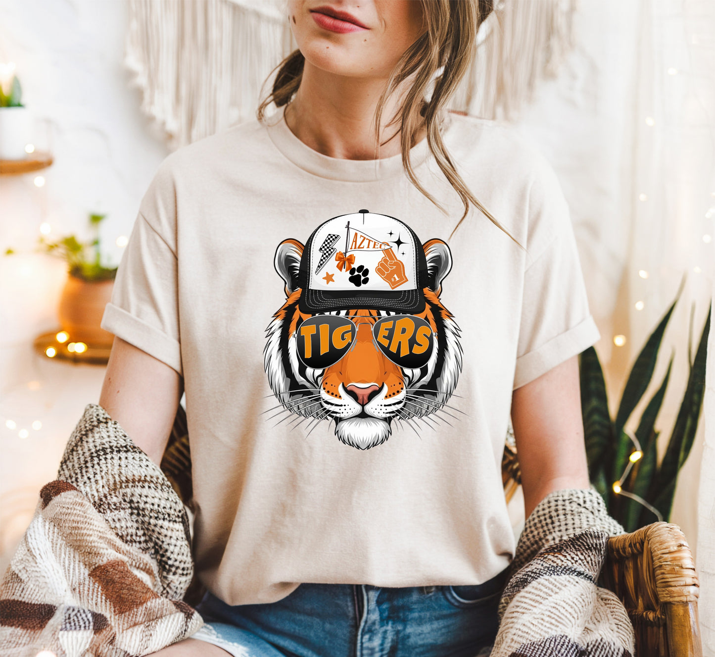 Trucker Tiger Tee