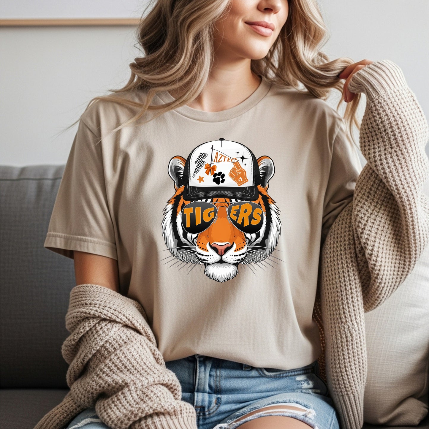 Trucker Tiger Tee
