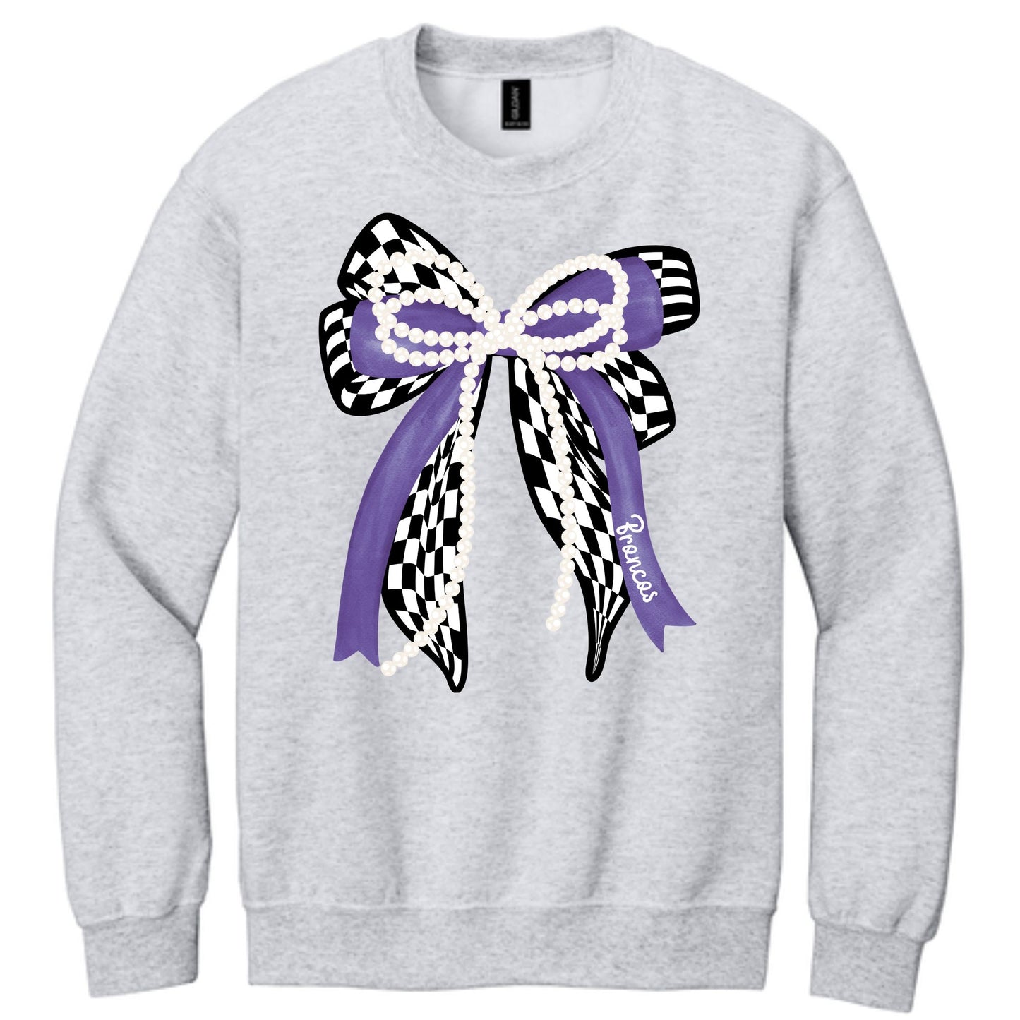 Broncos Bow Crewneck
