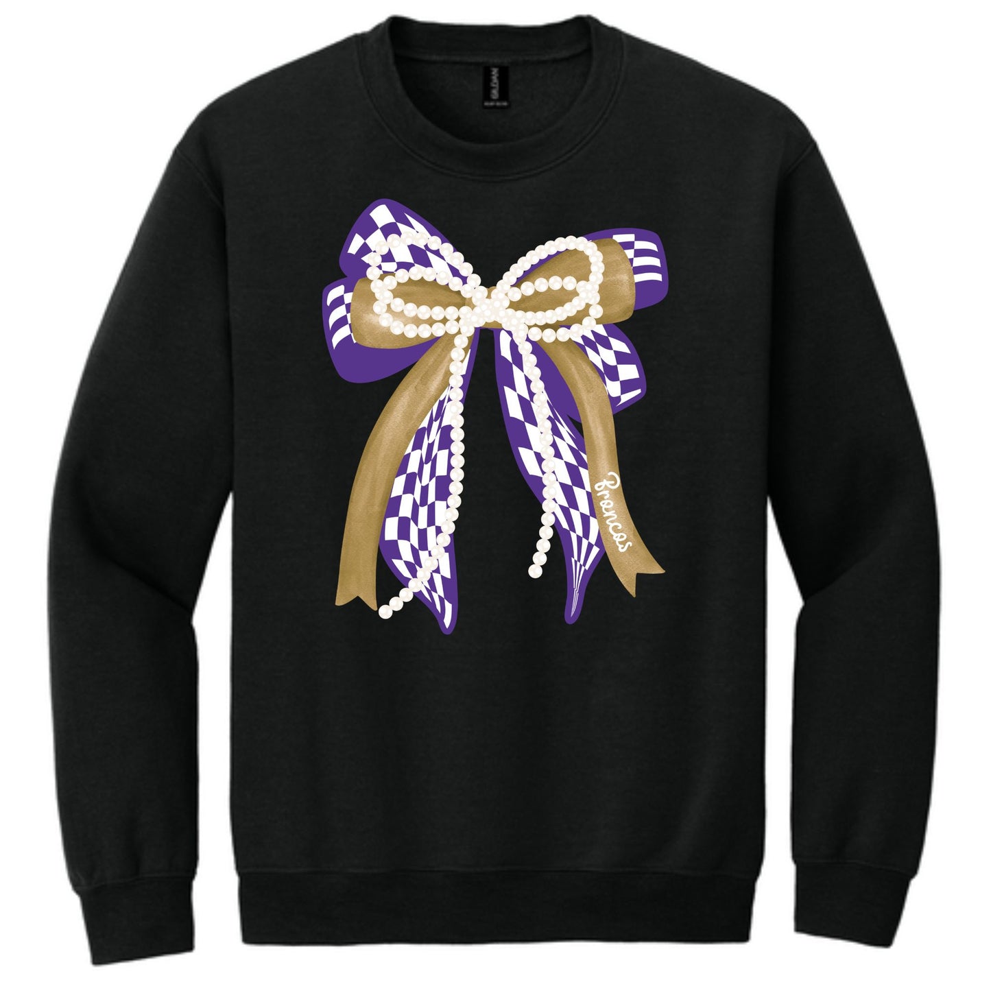 Broncos Bow Crewneck
