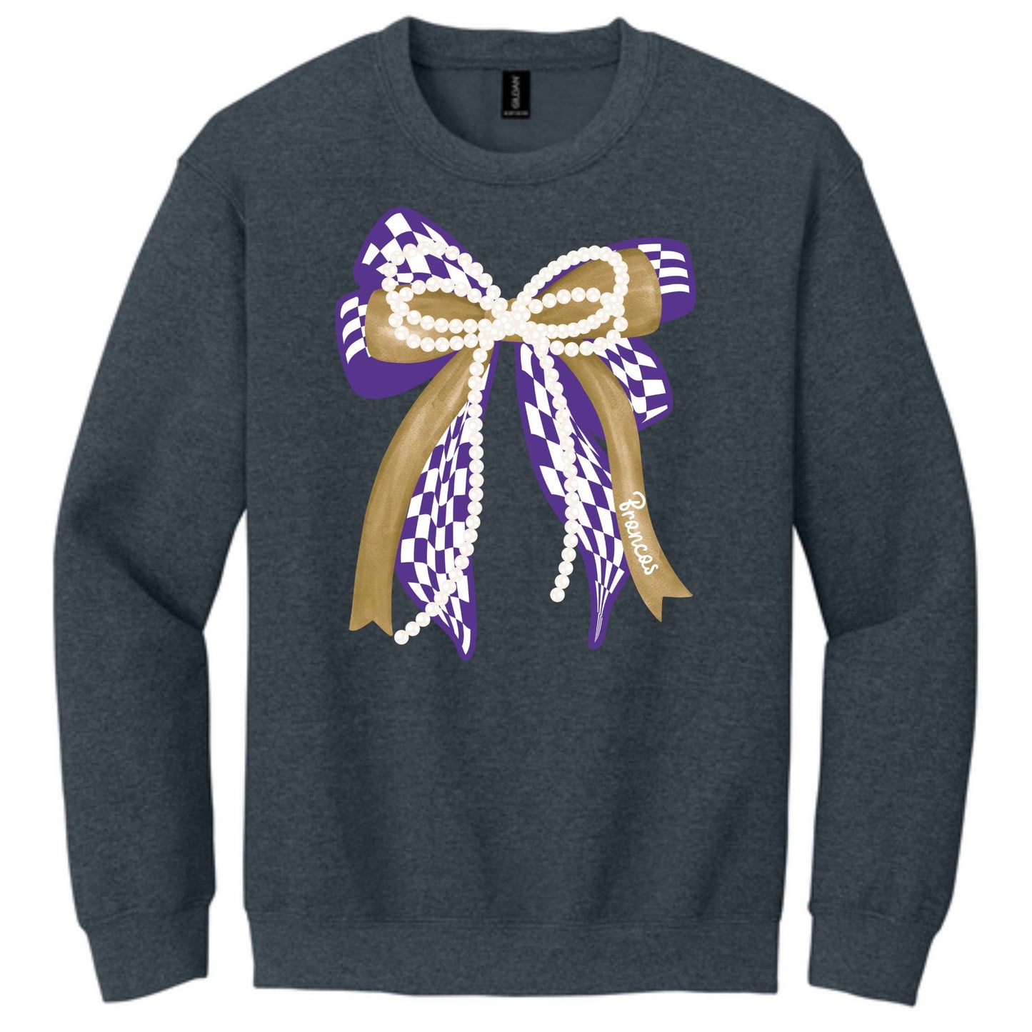 Broncos Bow Crewneck