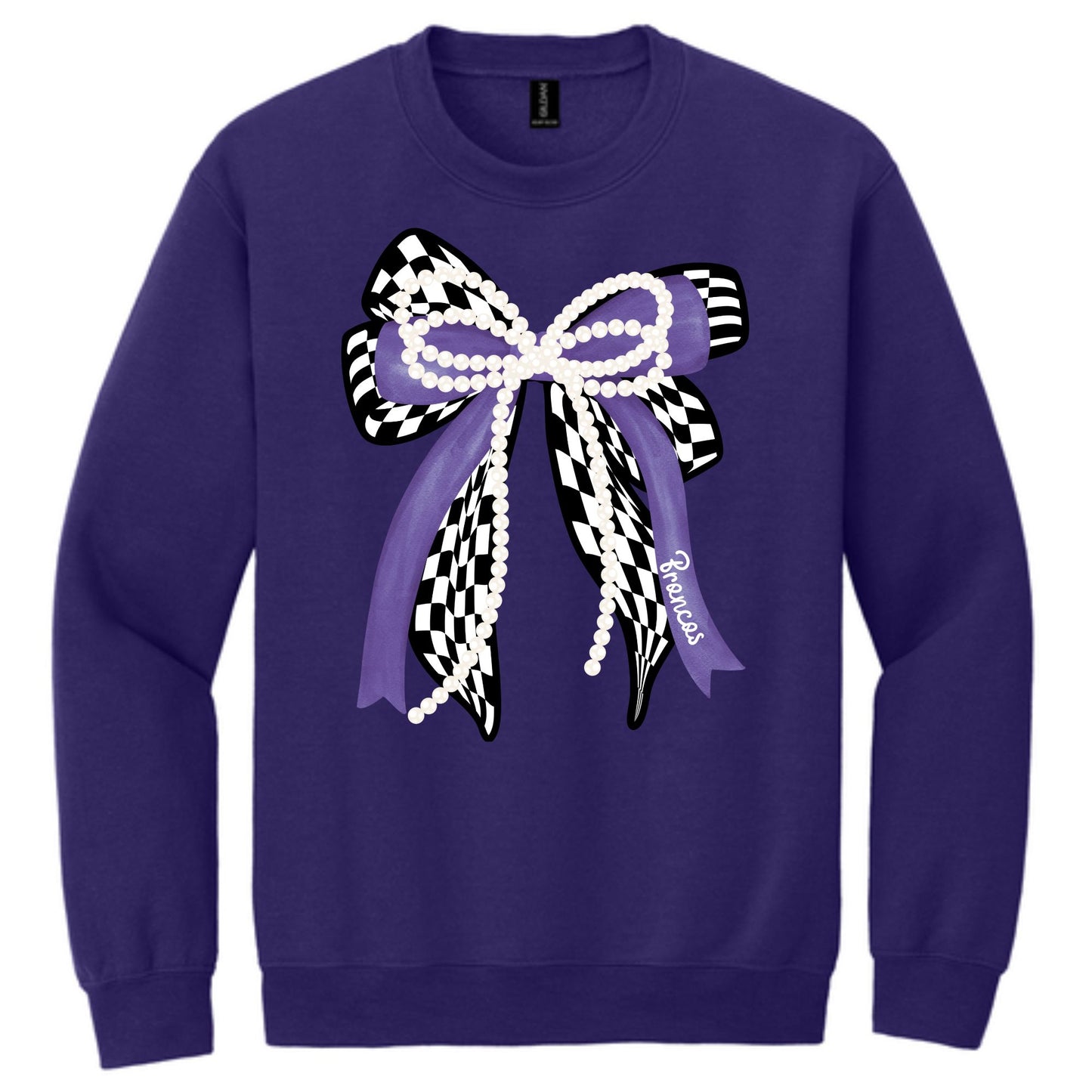 Broncos Bow Crewneck