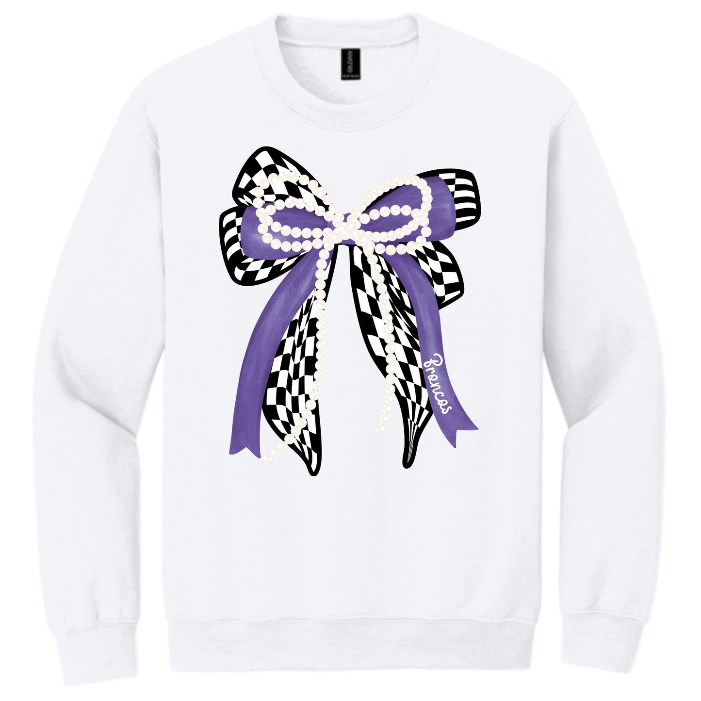 Broncos Bow Crewneck