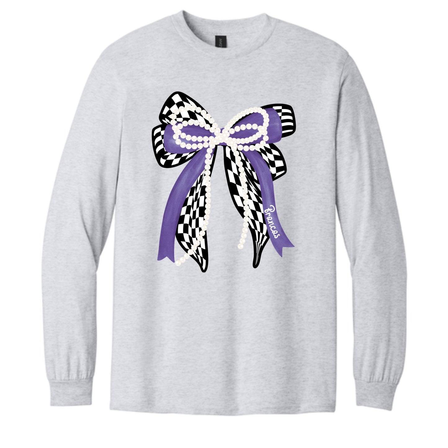 Broncos Bow Long Sleeve