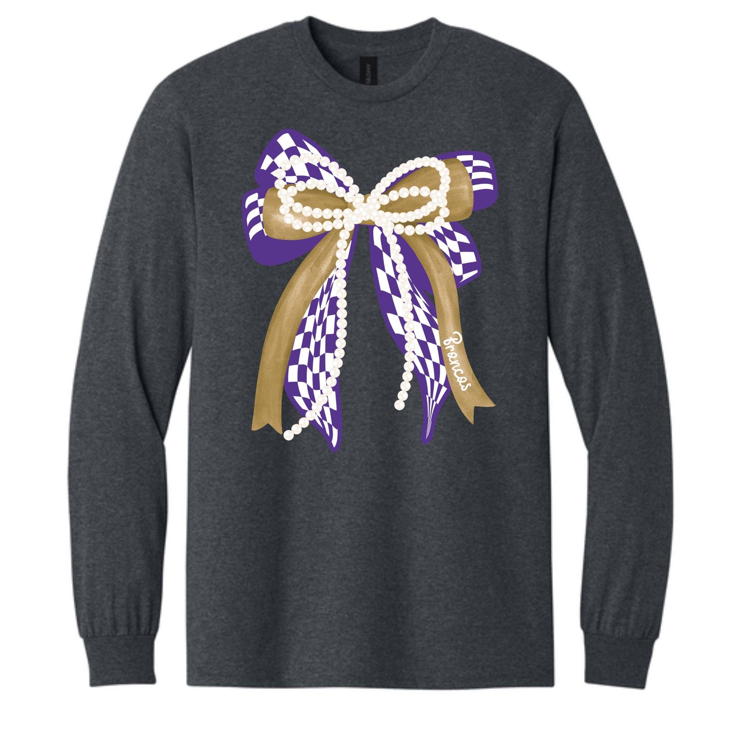 Broncos Bow Long Sleeve