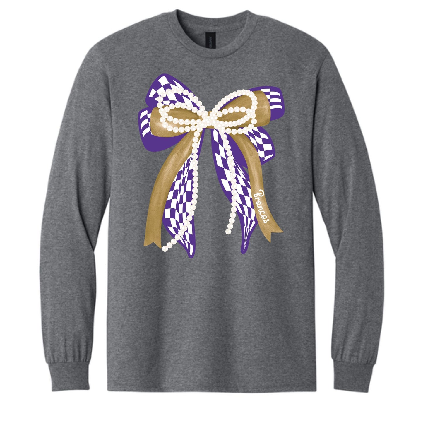 Broncos Bow Long Sleeve