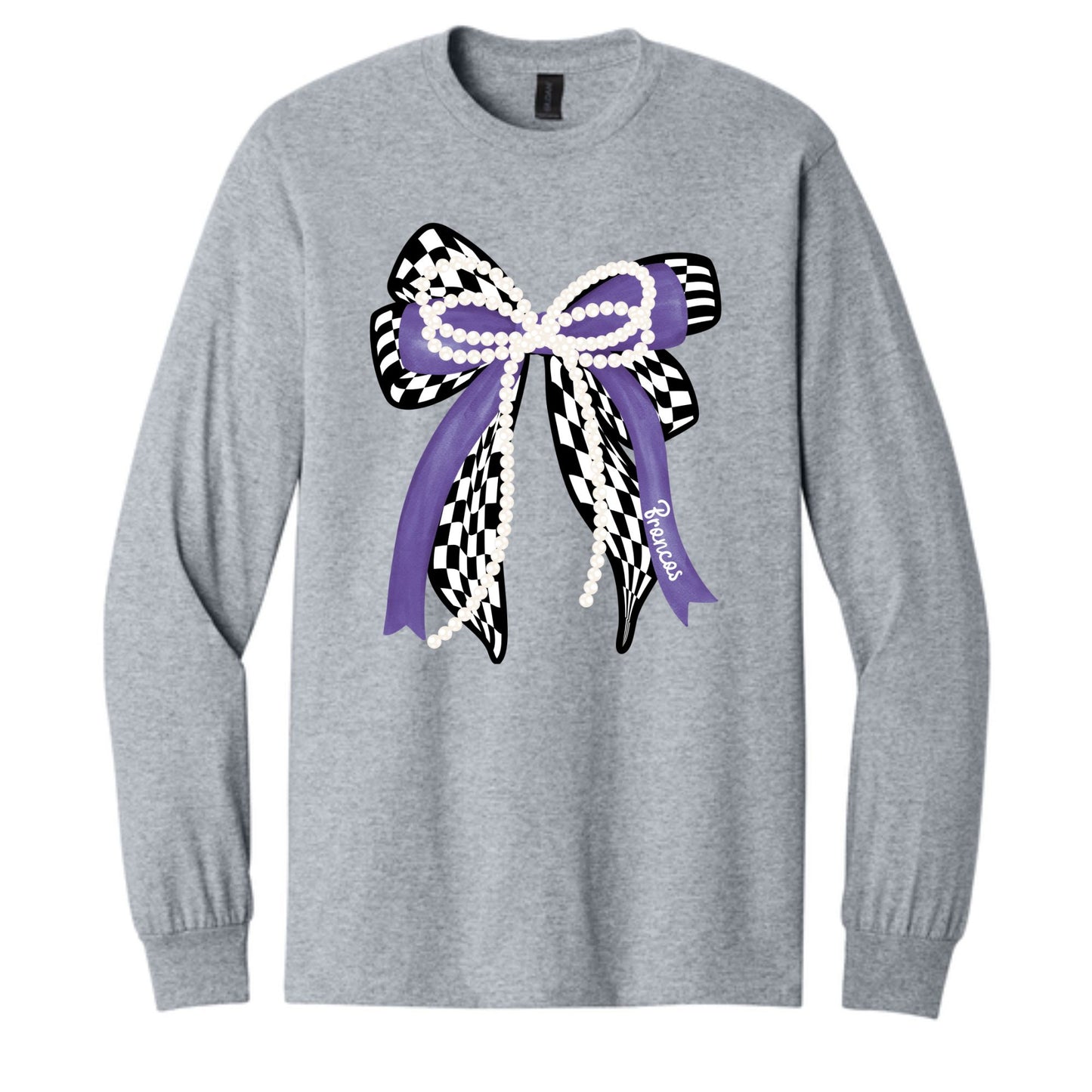Youth Broncos Bow Long Sleeve