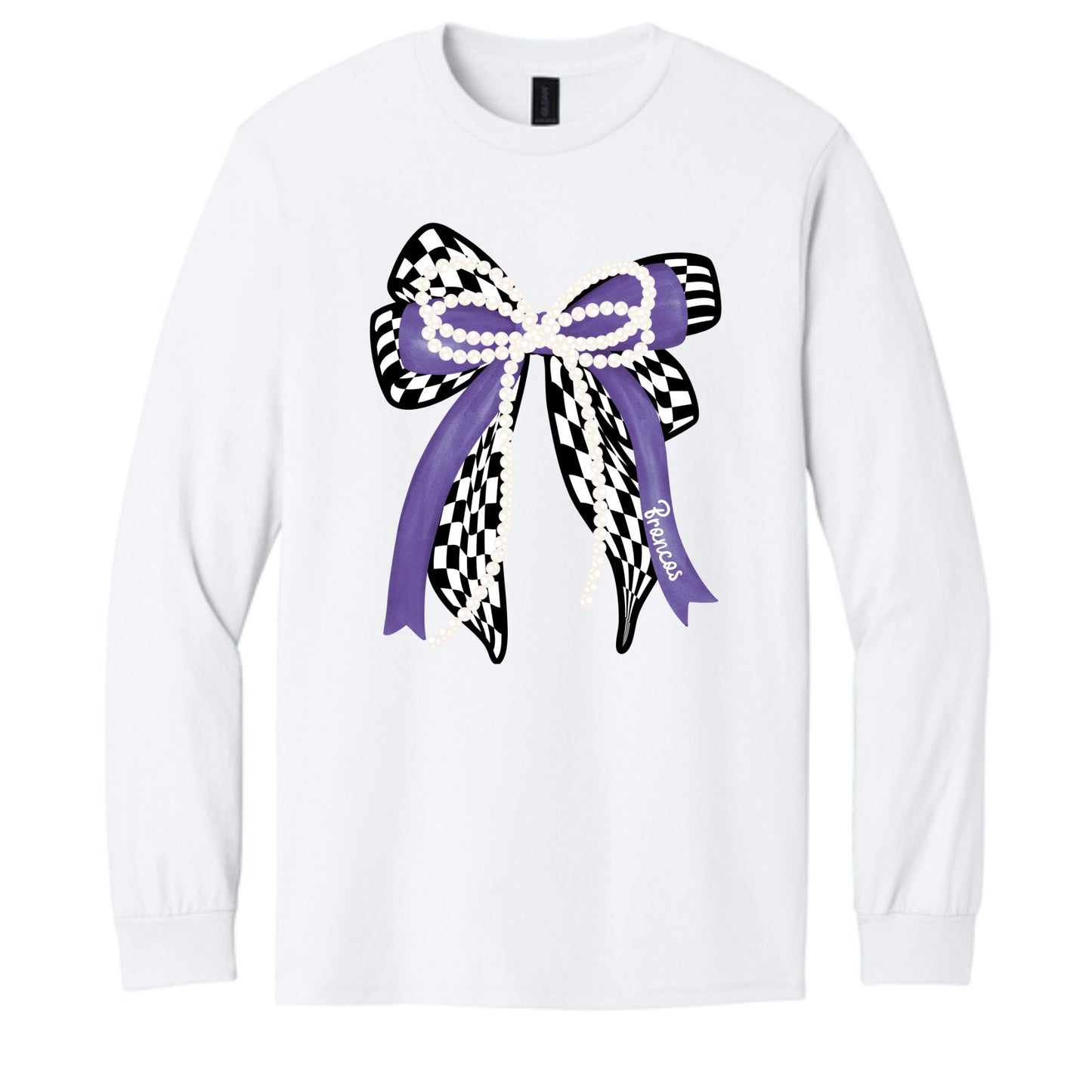 Youth Broncos Bow Long Sleeve