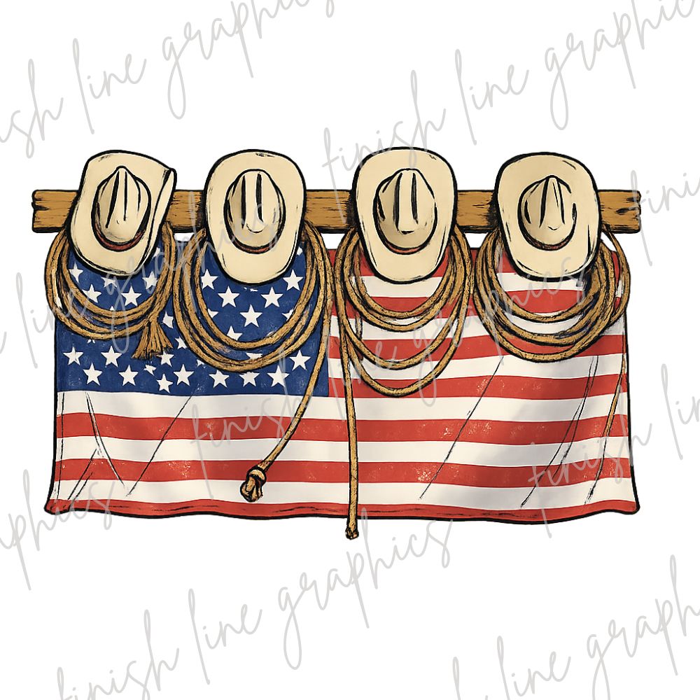 American Flag Cowboy Hat