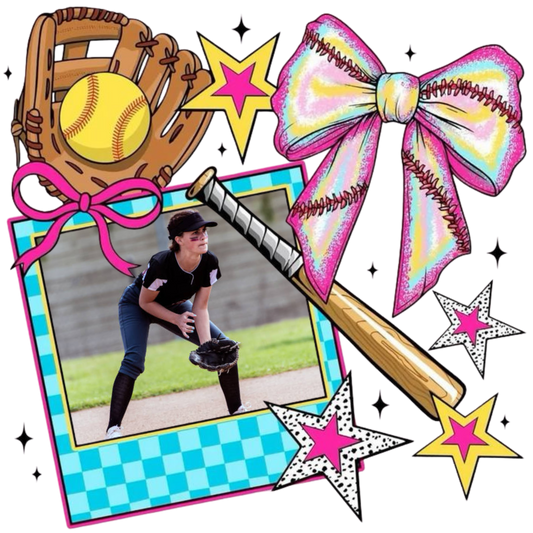 Softball Custom Picture Frame