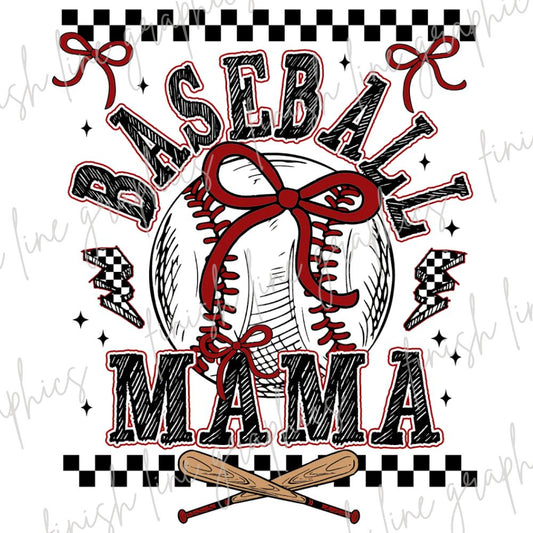 Baseball Mama Bows & Bolts
