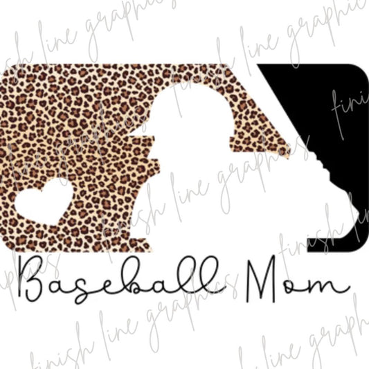 Baseball Mom Leopard