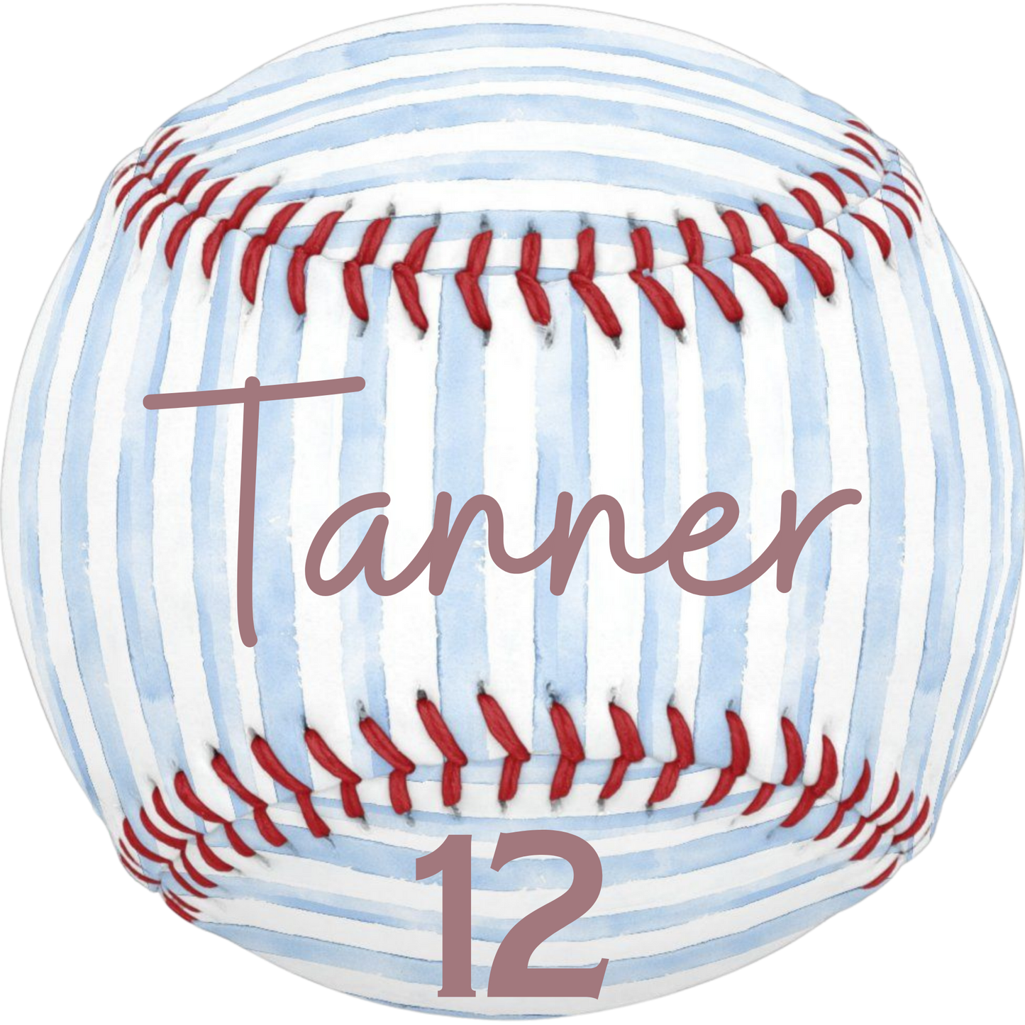 Blue Striped Baseball