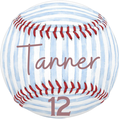 Blue Striped Baseball