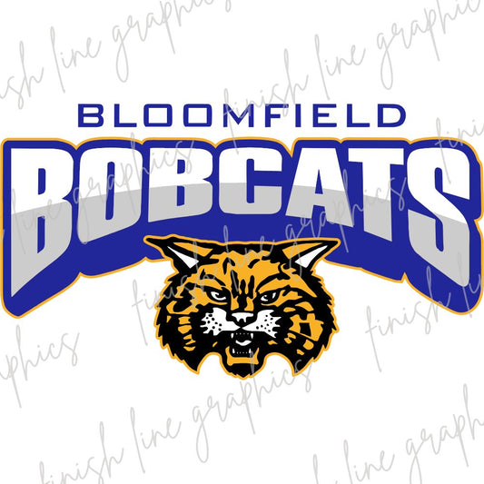 Bloomfield Bobcats Arched