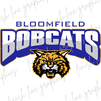 Bloomfield Bobcats Arched