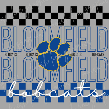 Bloomfield Bobcats Checkers