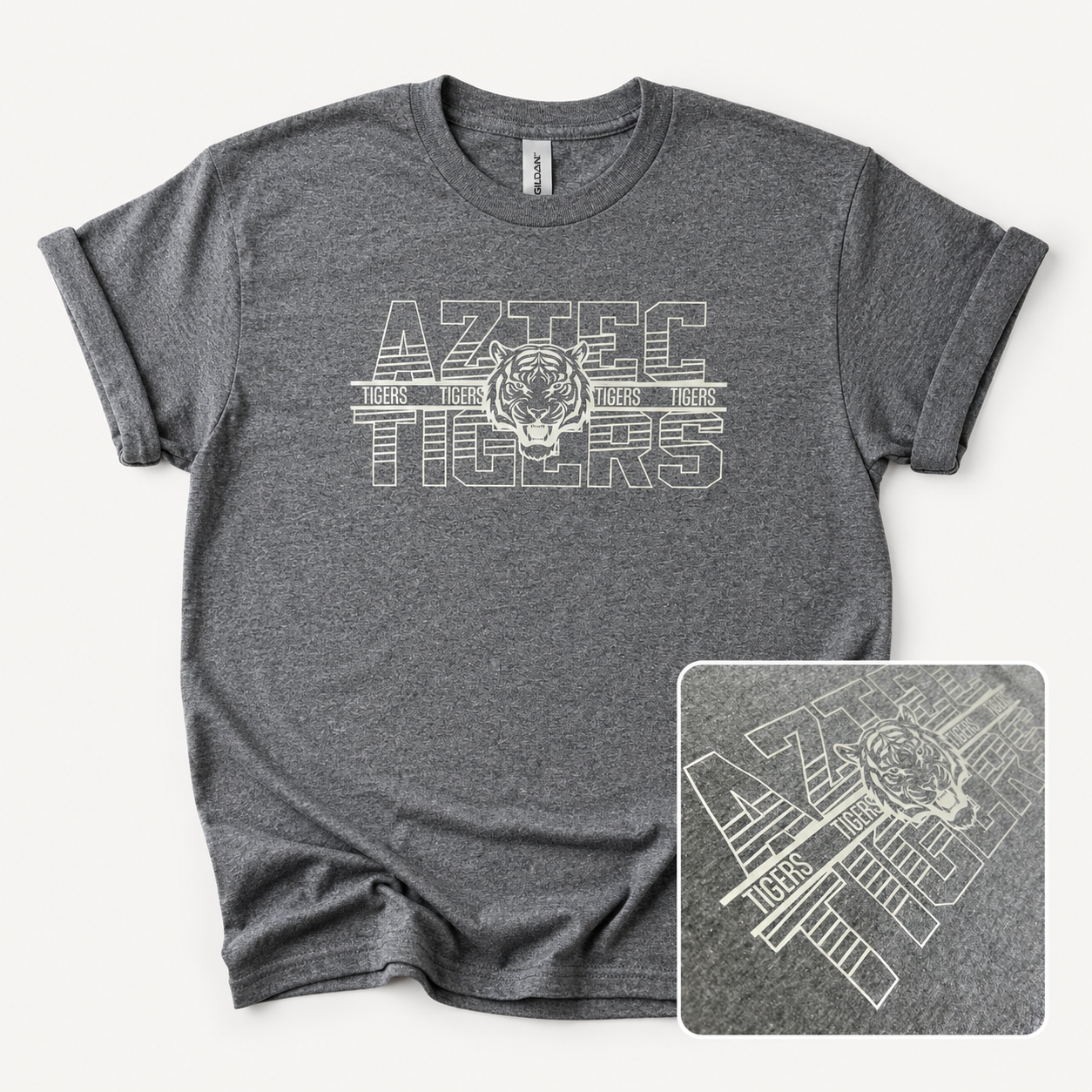 Aztec Tigers Outline