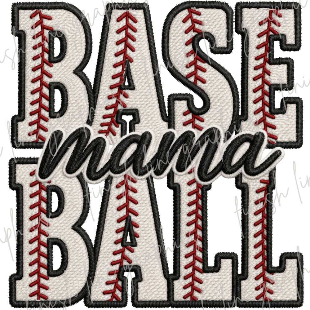 Embroidered Baseball Mama