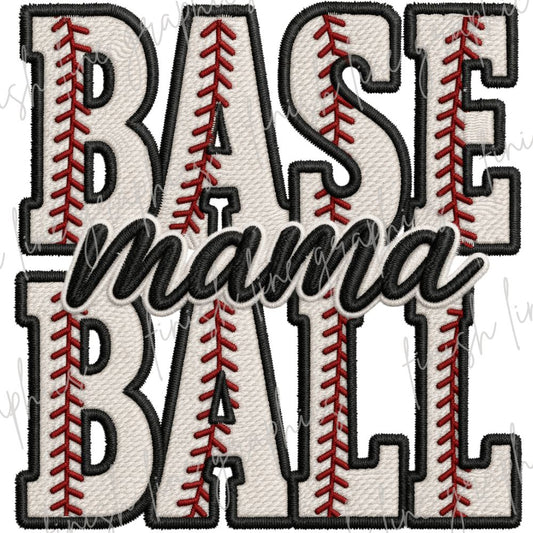 Embroidered Baseball Mama
