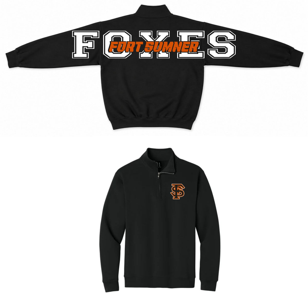 Custom Big Back 1/4 Zip