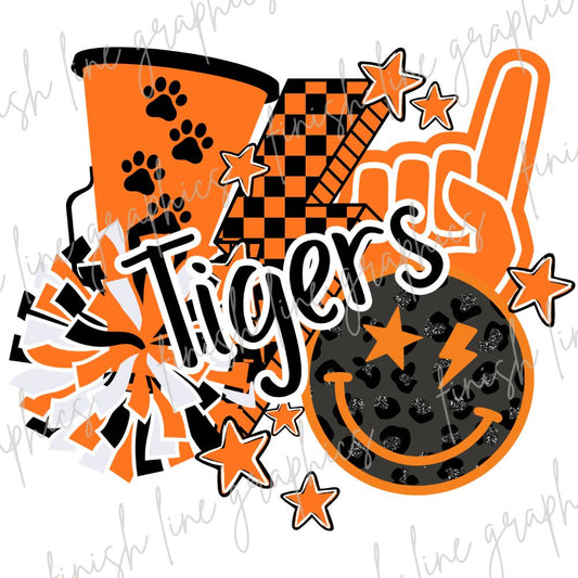 Fun Preppy Tigers