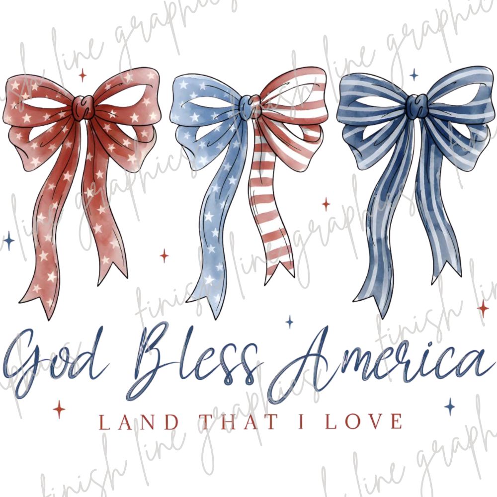 God Bless America, Land That I Love Bow