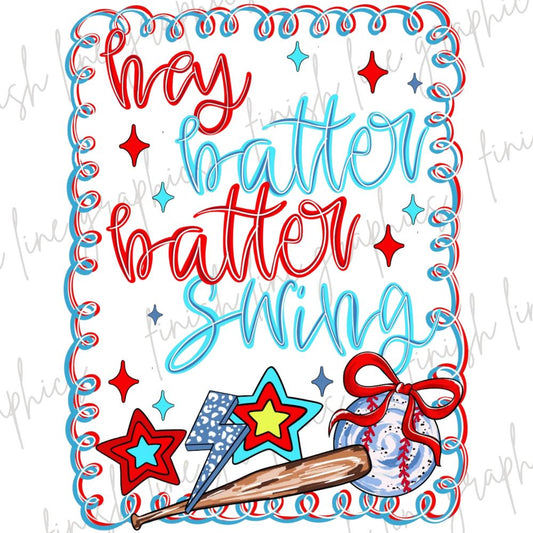 Hey Batter Batter Swing Neon